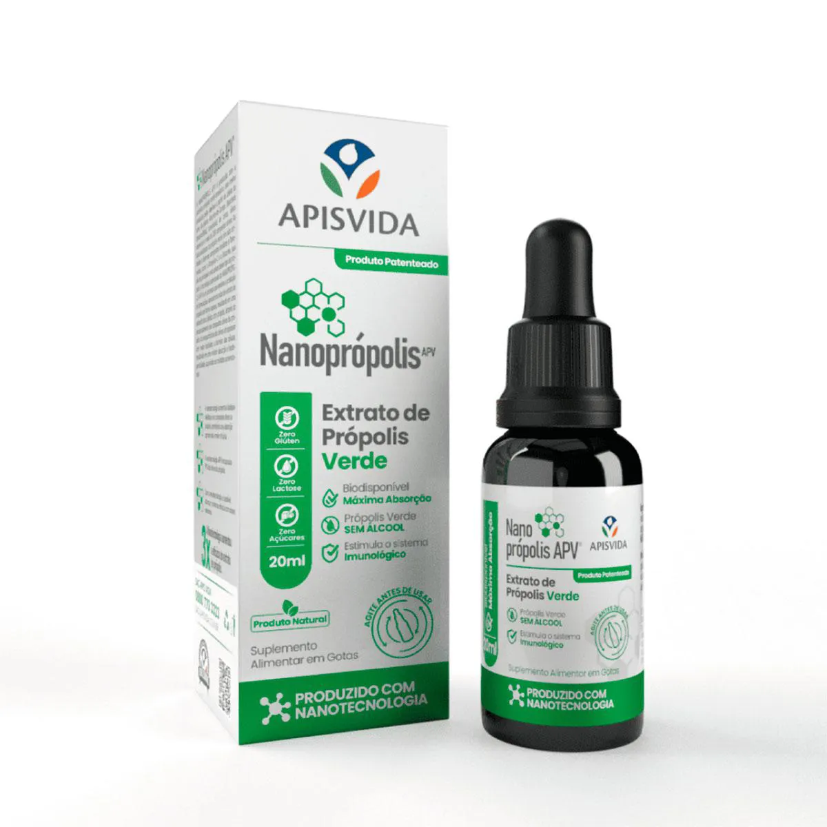  Extrato de Própolis Verde Nanoprópolis 20ml