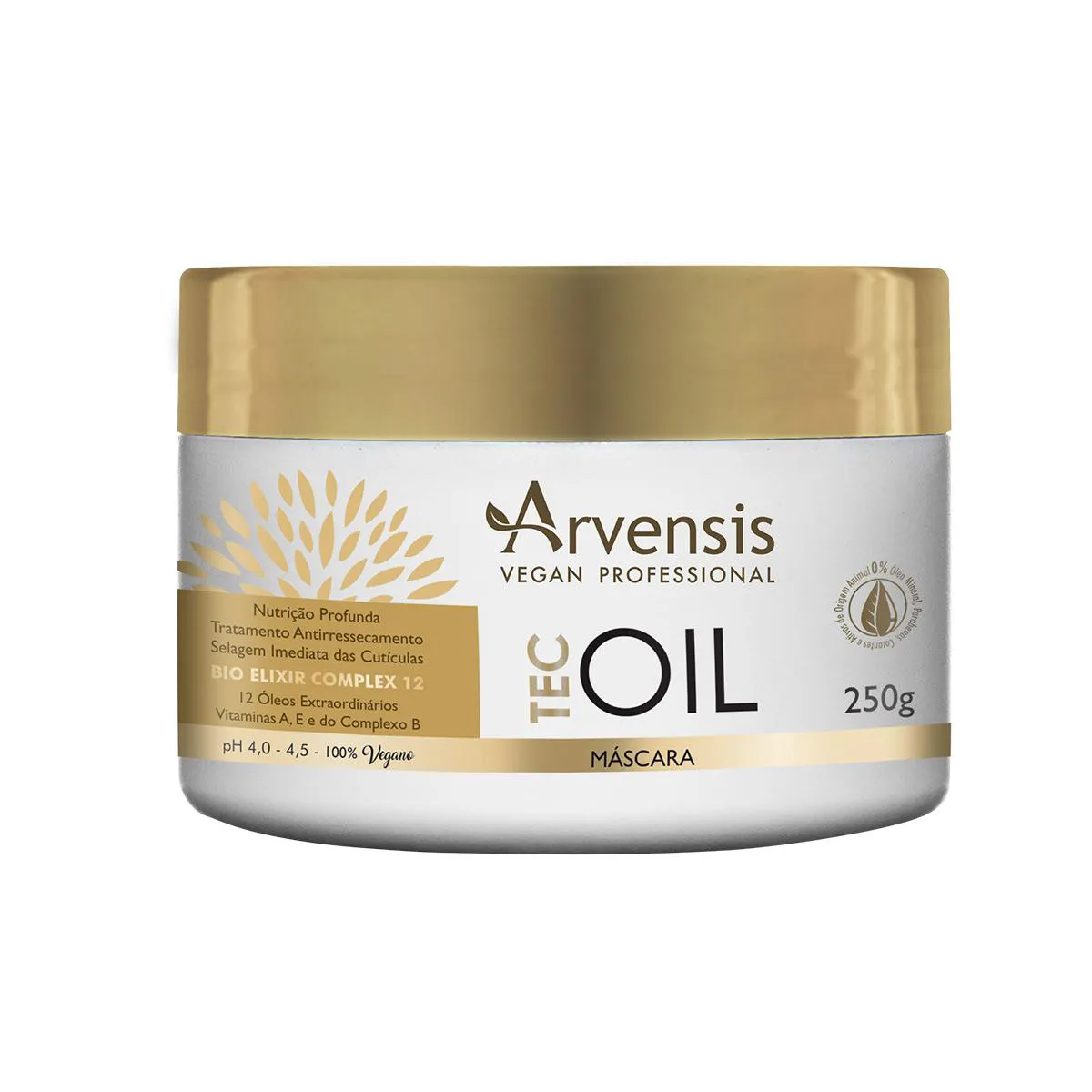 Máscara Capilar Arvensis Tec Oil Nutrição Profunda 250g