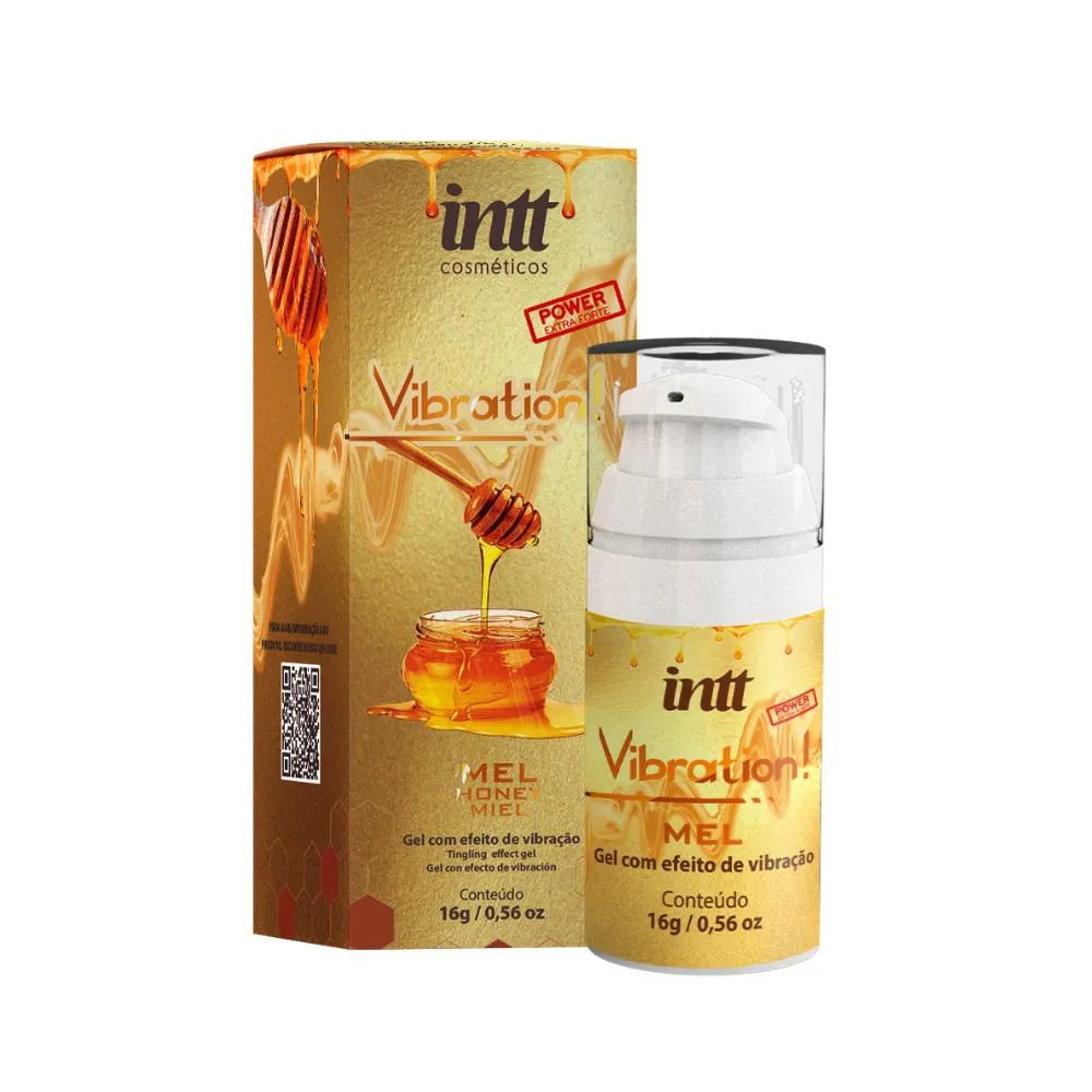 VIBRATION GEL INTT COSMéTICOS VIBRA POWER SABOR MEL