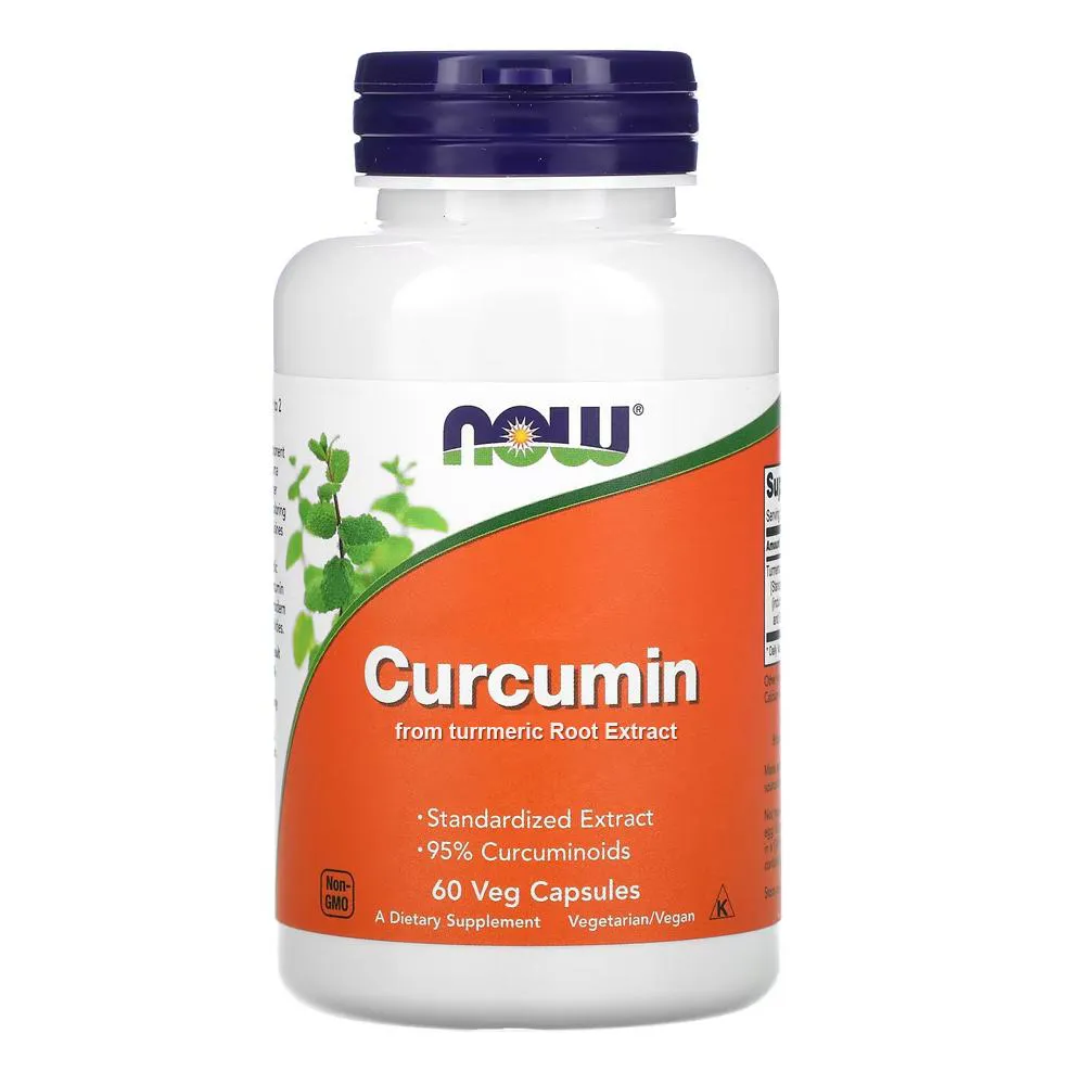 CURCUMINA AçAFRãO DA INDIA 665MG NOW FOODS 60 VEG CAPS