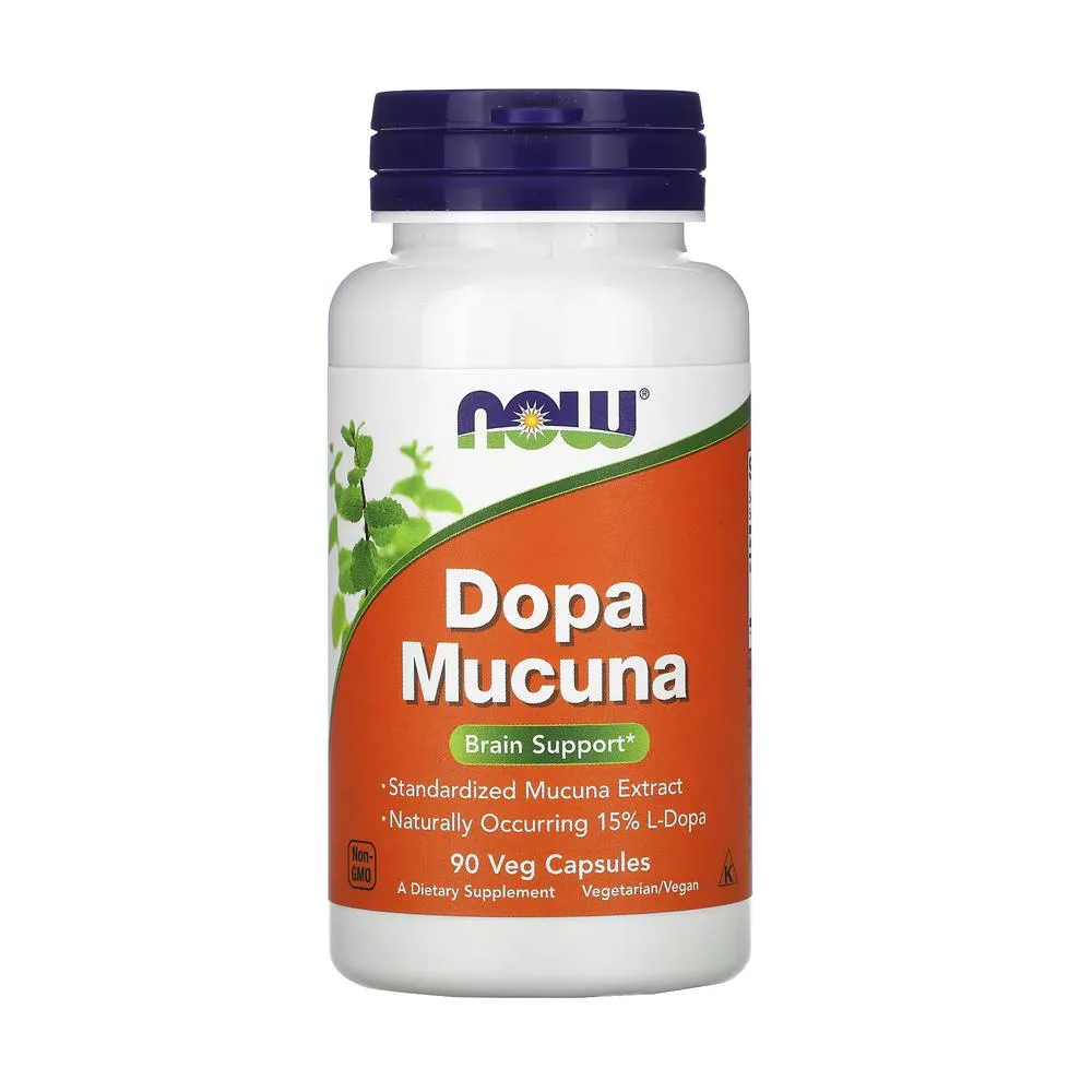 DOPA MUCUNA NOW FOODS 90 CáPSULAS VEGETARIANAS 3092