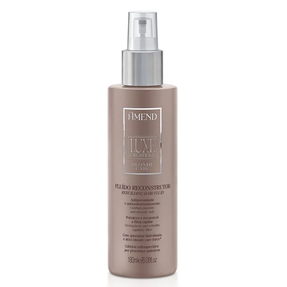 FLUIDO RECONSTRUTOR AMEND LUXE CREATIONS BLONDE CARE 180ML