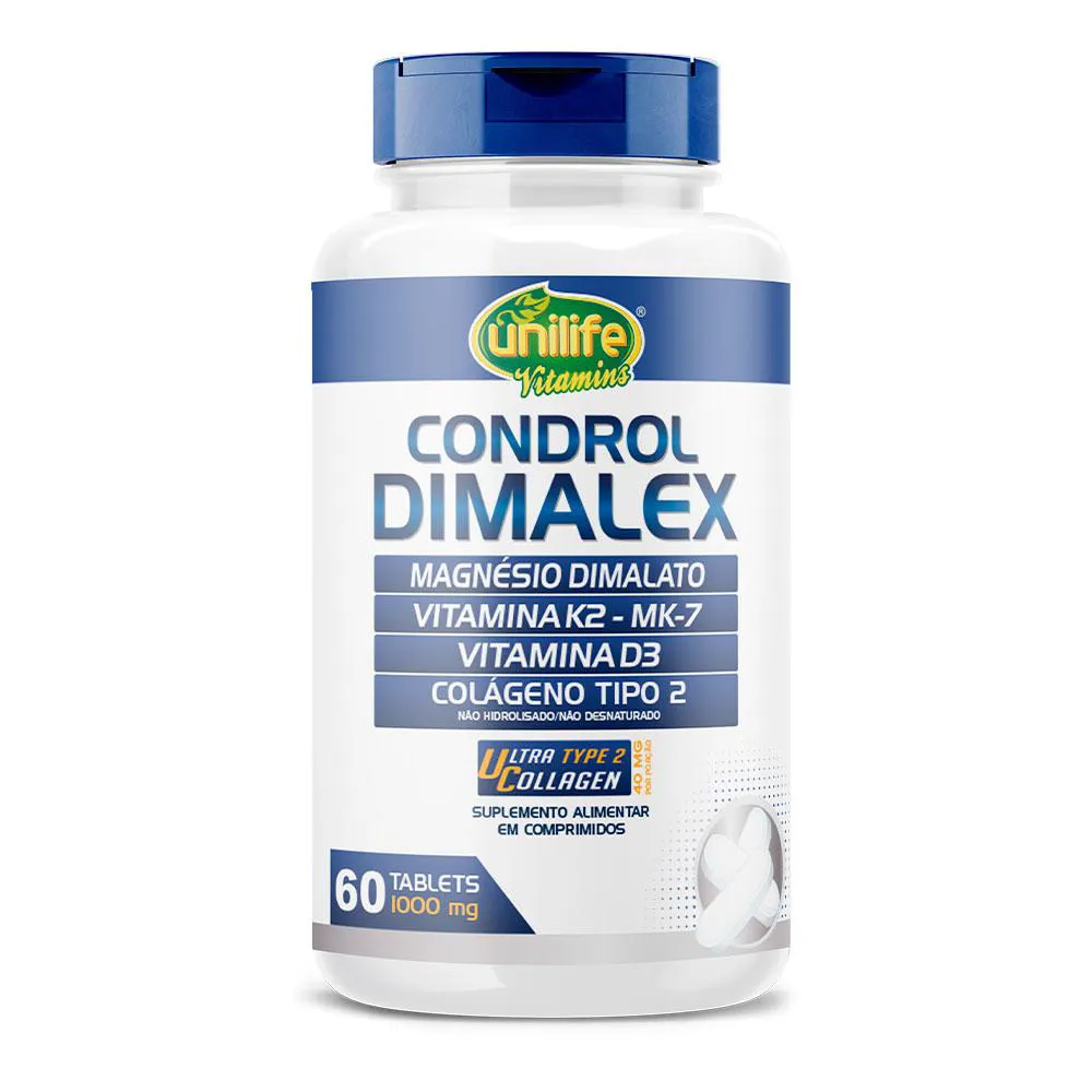 CONDROL DIMALEX 1000MG UNILIFE 60 COMPRIMIDOS