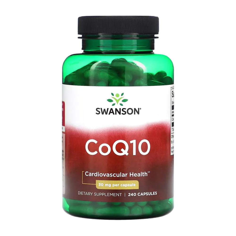 COENZIMA COQ10 30MG SWANSON 240 CáPSULAS IMPORTADO