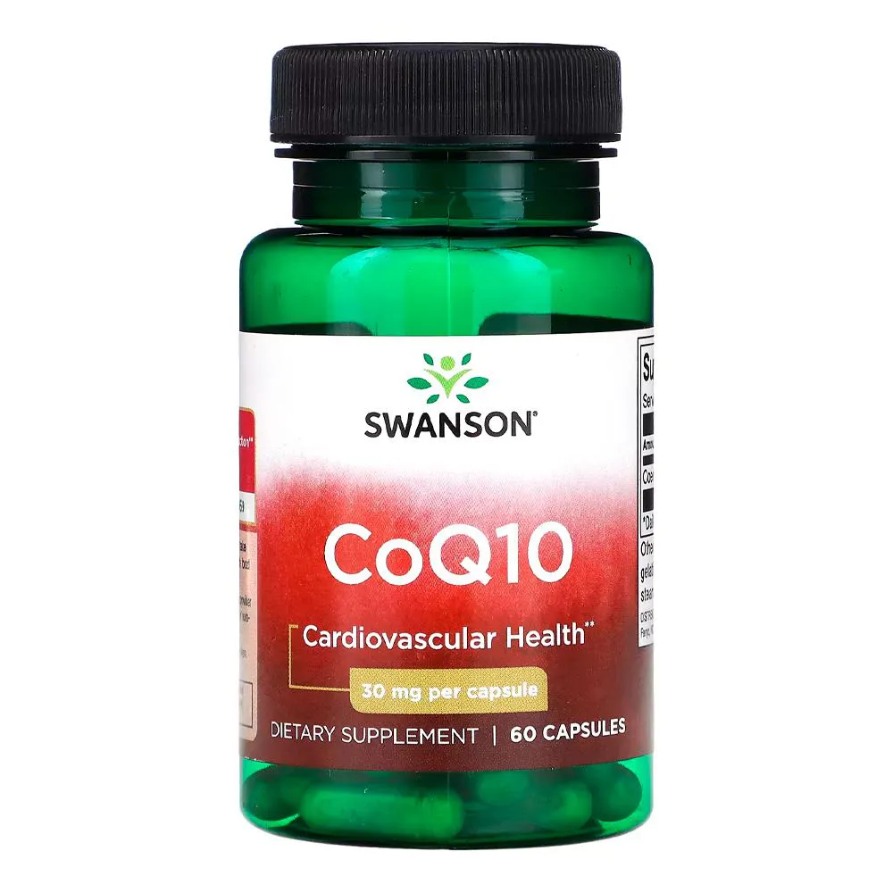 CO-ENZIMA COQ 10 30MG SWANSON 60 CAPS IMPORTADO