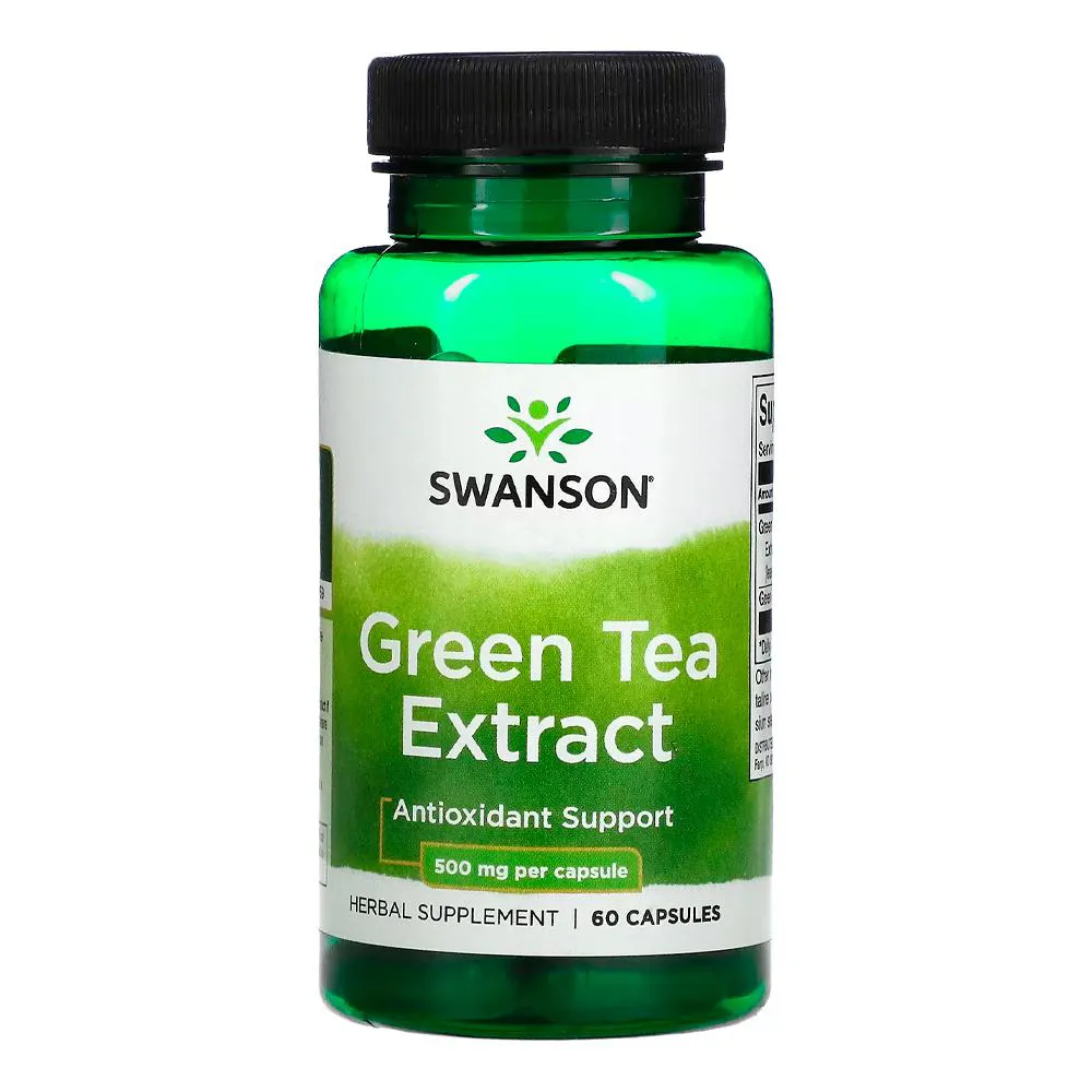 EXTRATO DE CHá VERDE 500MG SWANSON 60 CAPS IMPORTADO