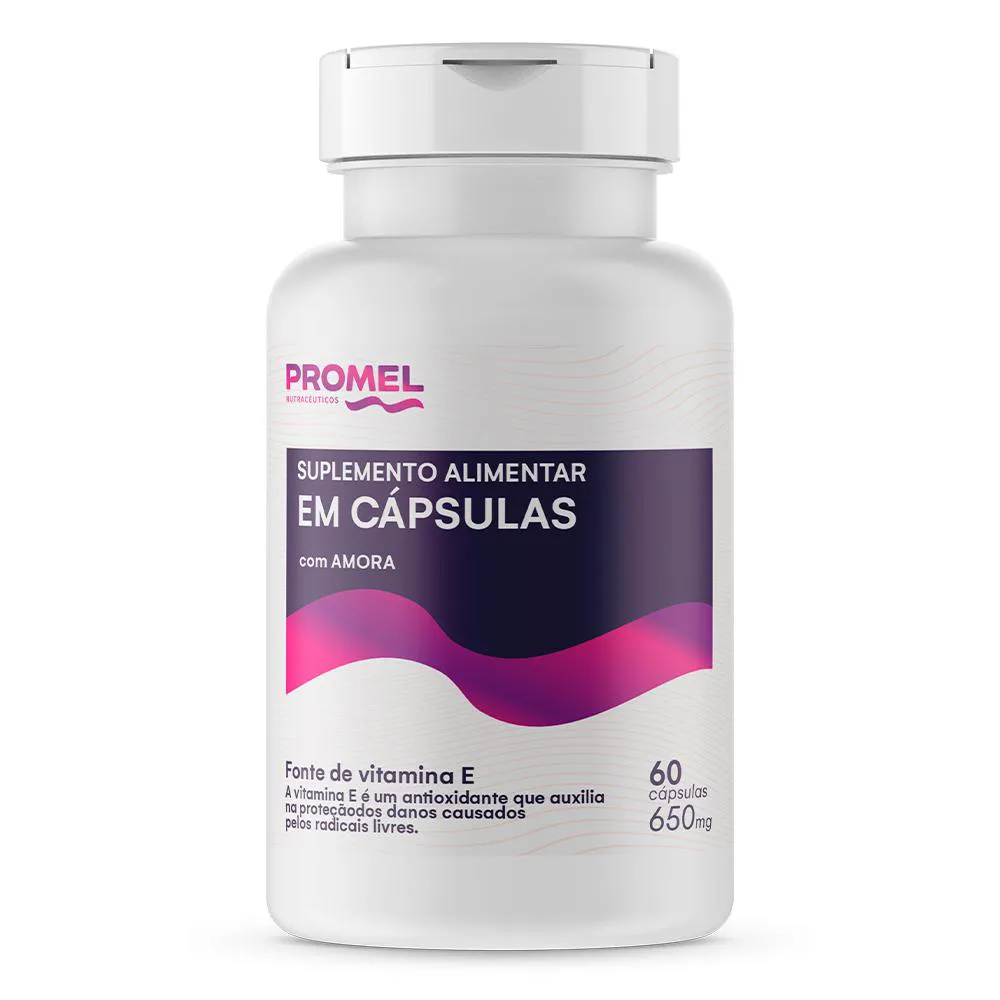 AMORA EM CáPSULAS PROMEL 650MG 60 CáPSULAS