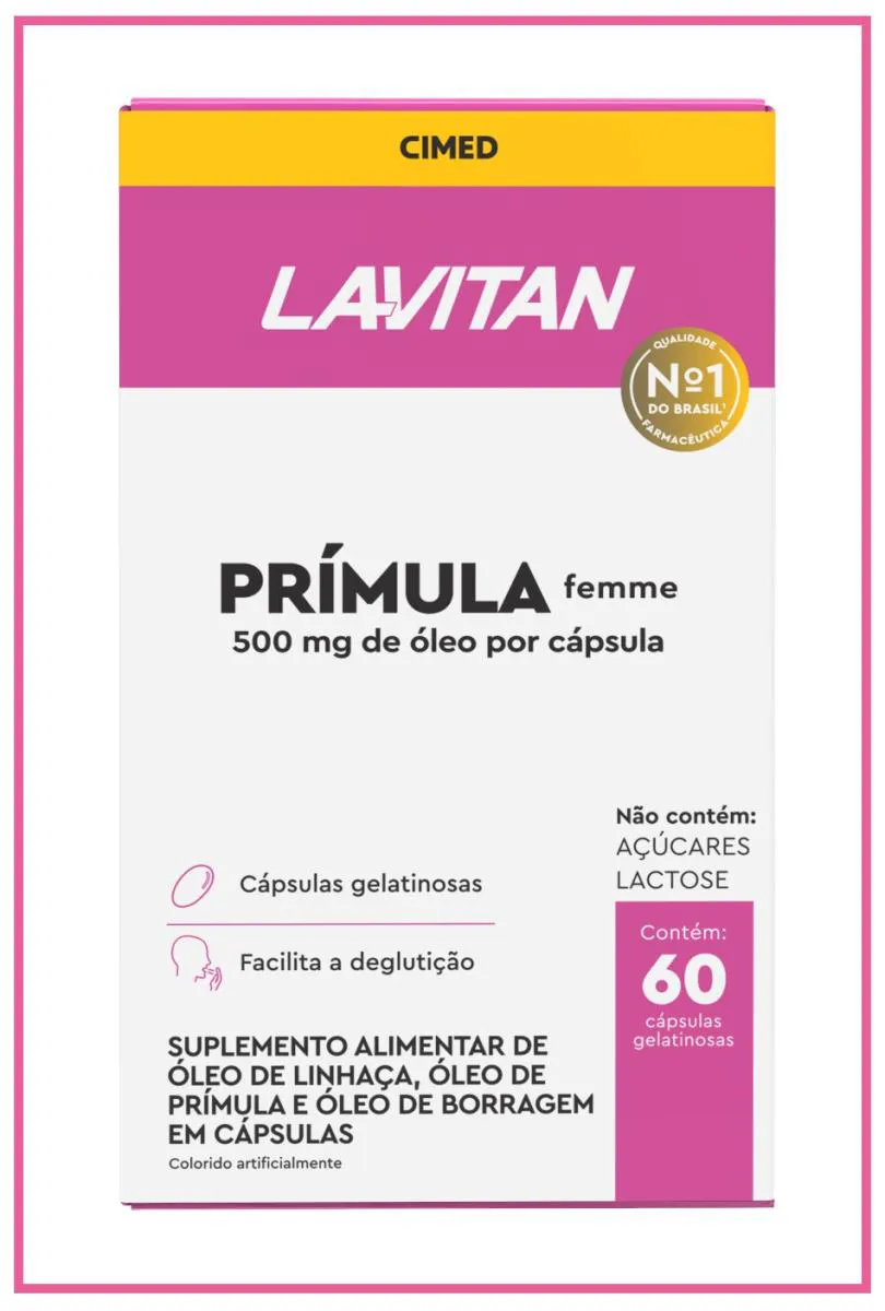 LAVITAN PRIMULA FEMME 60 CáPSULAS GELATINOSAS