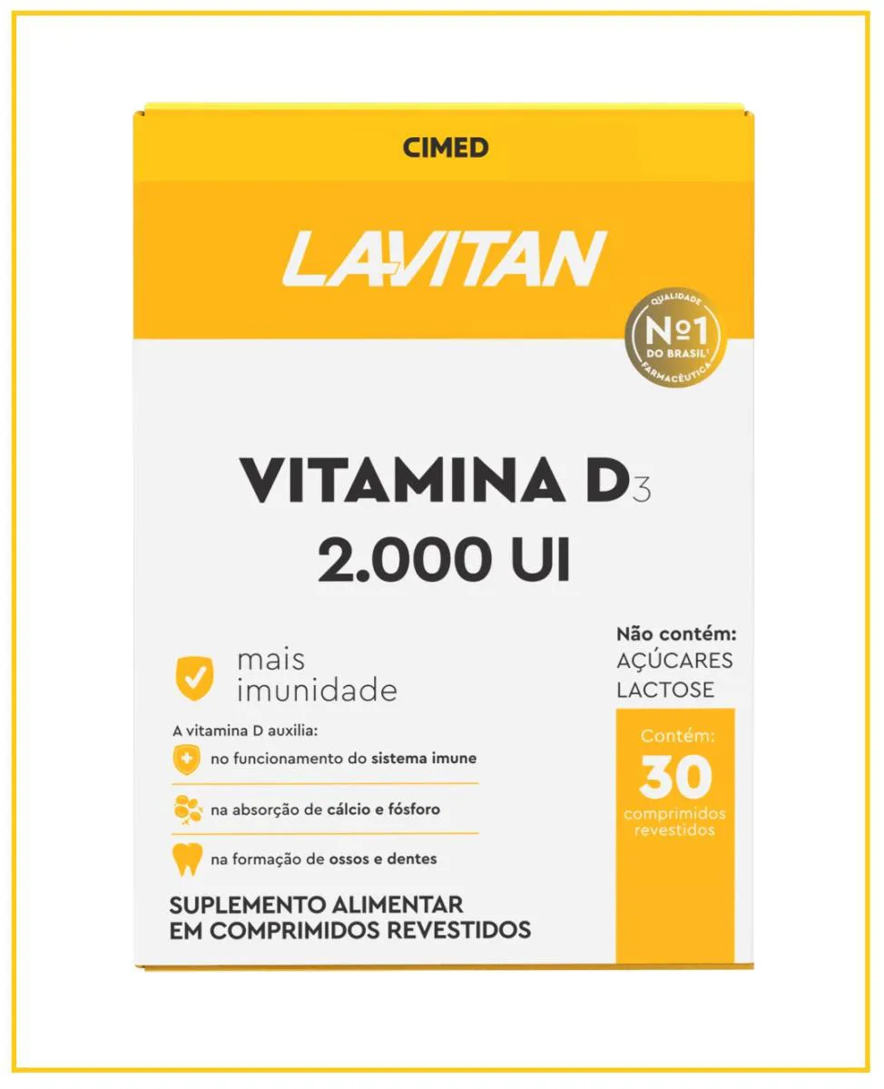 LAVITAN VITAMINA D 2.000UI 30CPS
