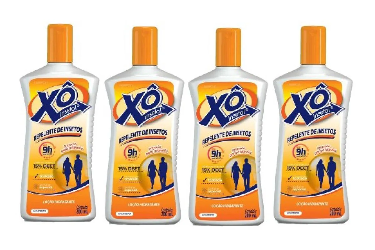 KIT 4X REPELENTE Xô INSETO LOçãO 15%  200ML - CIMED