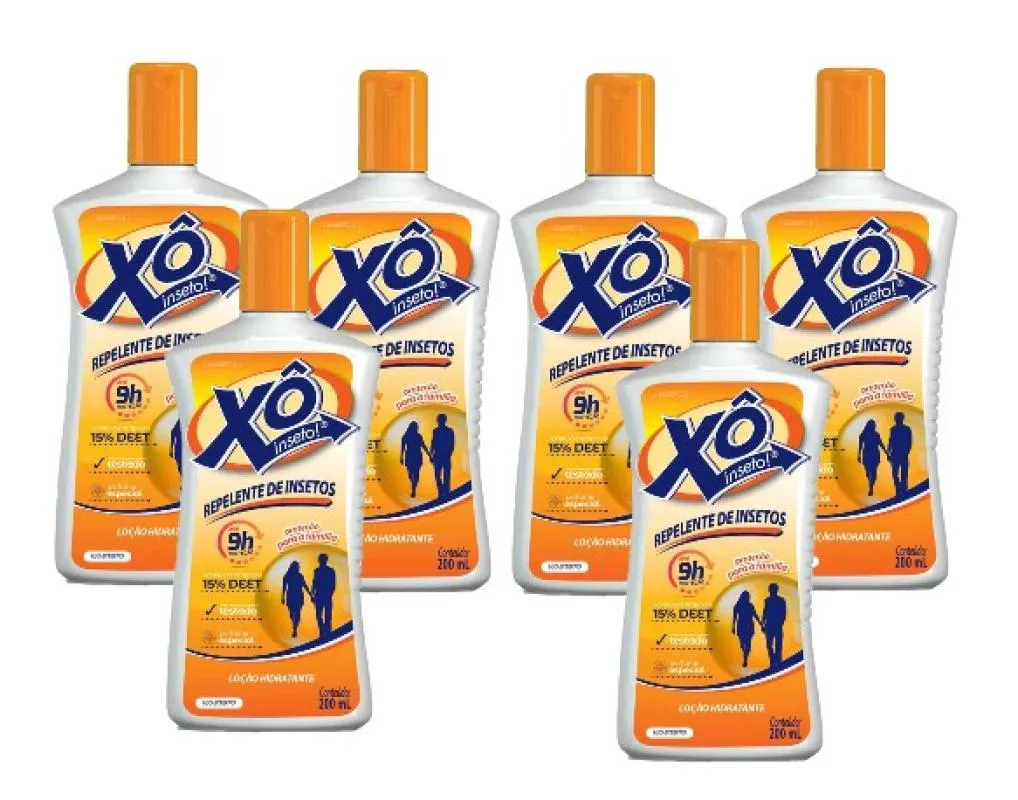 KIT 6X REPELENTE Xô INSETO LOçãO 15%  200ML - CIMED