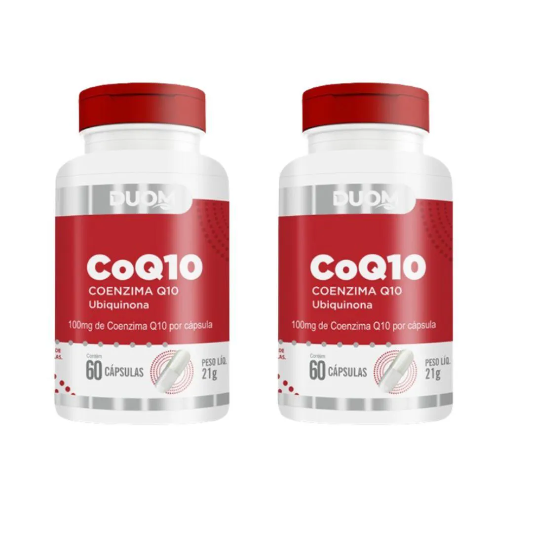 KIT 2UN SUPLEMENTO COQ10 COENZIMA Q10 60CPS - DUOM