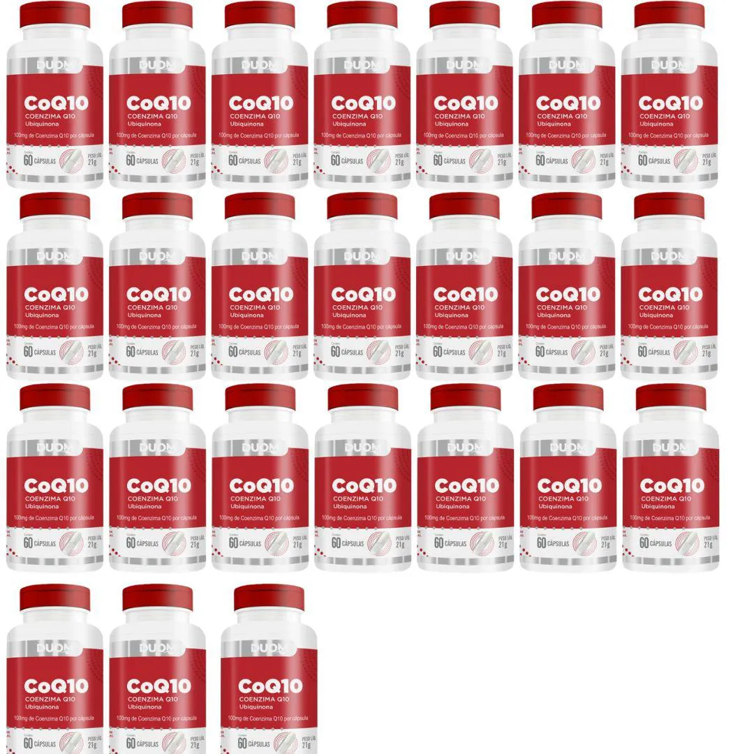 KIT 24UN SUPLEMENTO COQ10 COENZIMA Q10 60CPS - DUOM