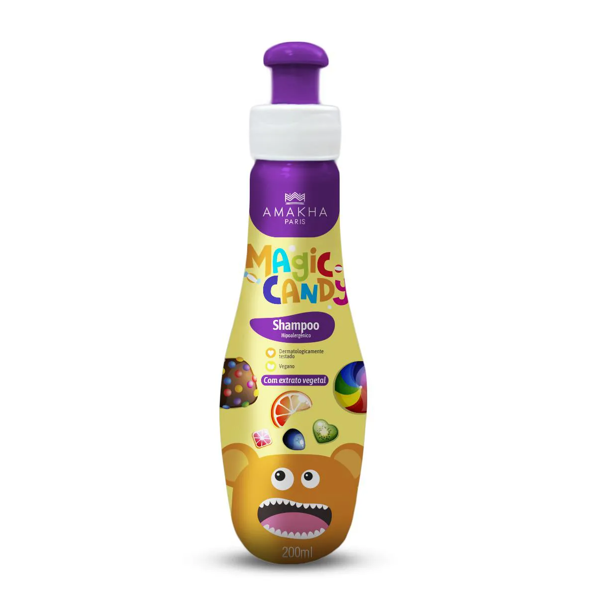 SHAMPOO INFANTIL VEGANO MAGIC CANDY 200ML