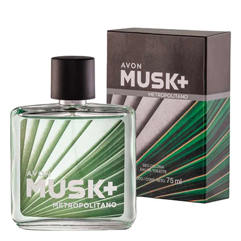 AVON MUSK+ METROPOLITANO DEO COLONIA 75ML