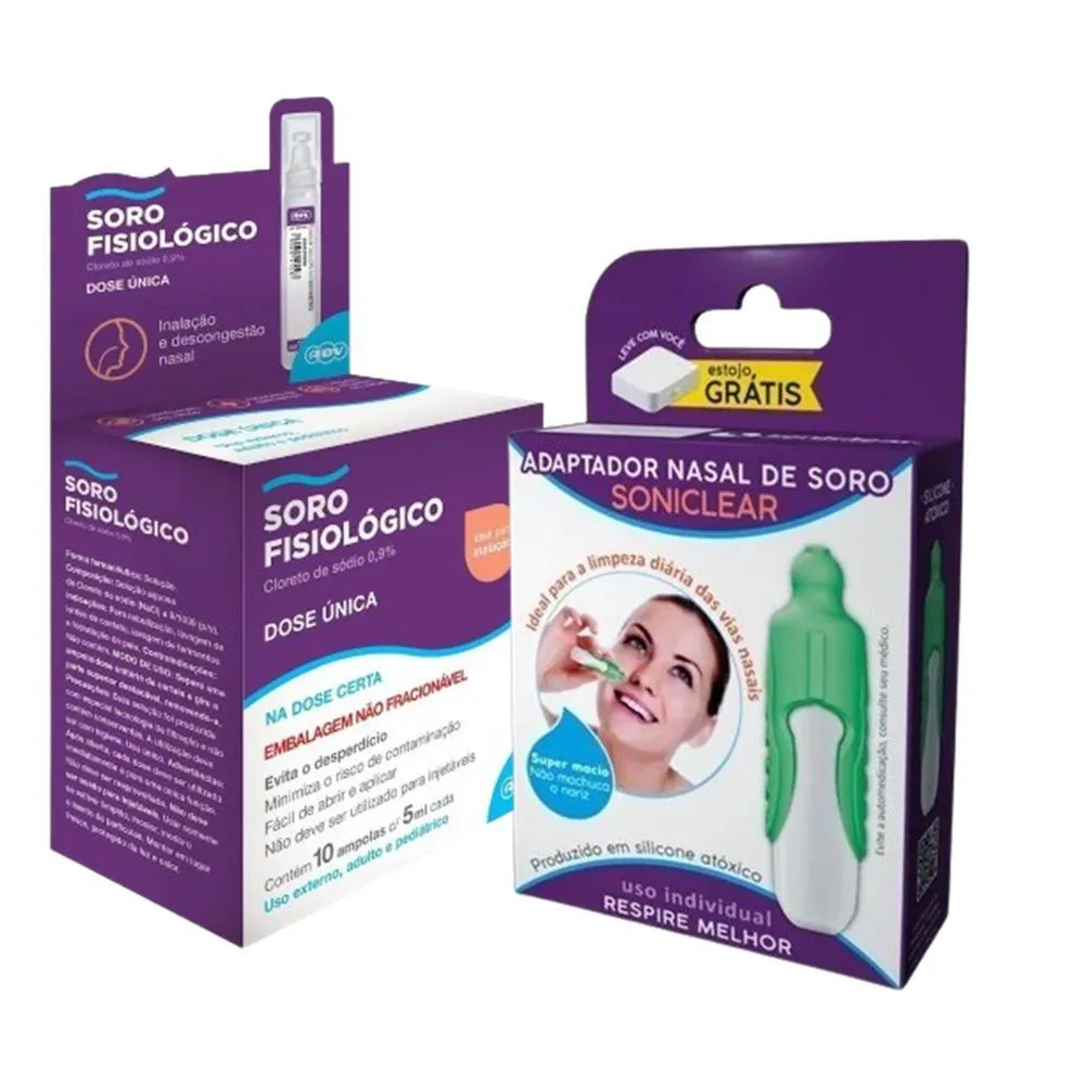 SORO FISIOLOGICO ADV+ADAPTADOR NASAL SONICLEAR