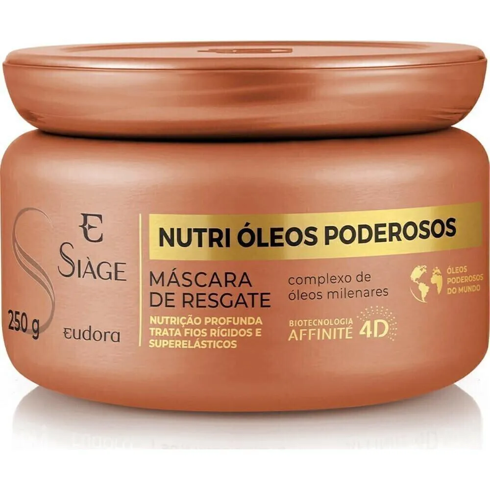 MÁSCARA CAPILAR SIÀGE NUTRI ÓLEOS PODEROSOS 250G