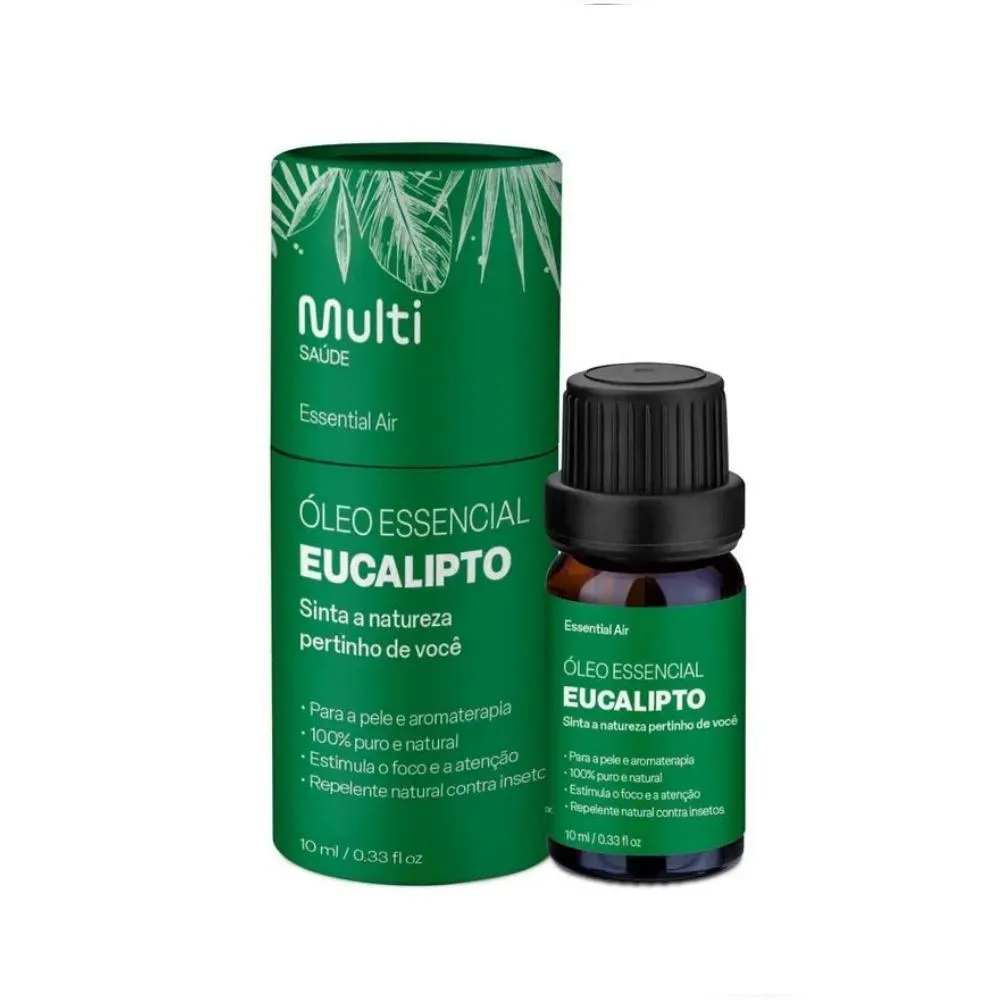OLEO ESSENCIAL EUCALIPTO 10ML MULTILASER