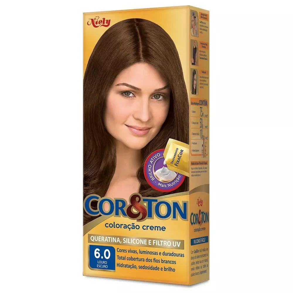 TINTURA COR TON 6.0 LOURO ESCURO
