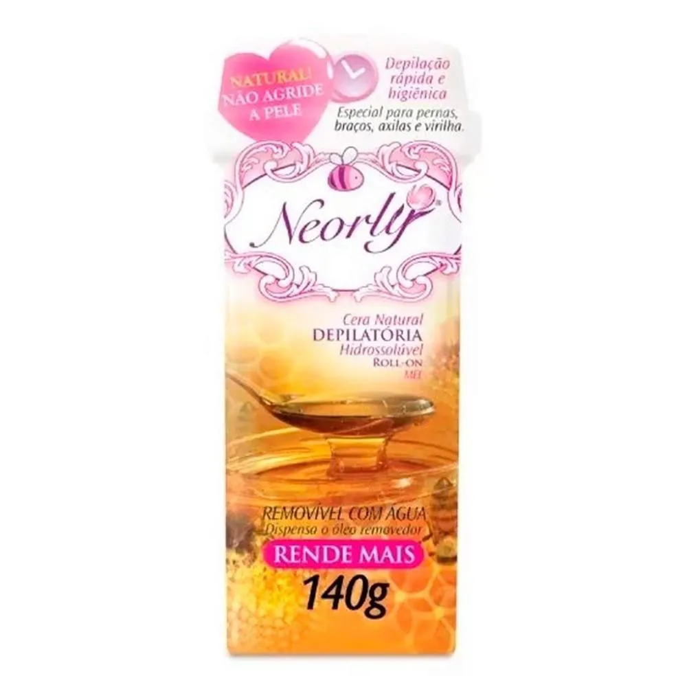 REFIL CERA NATURAL NEORLY MEL ROLL-ON 140G