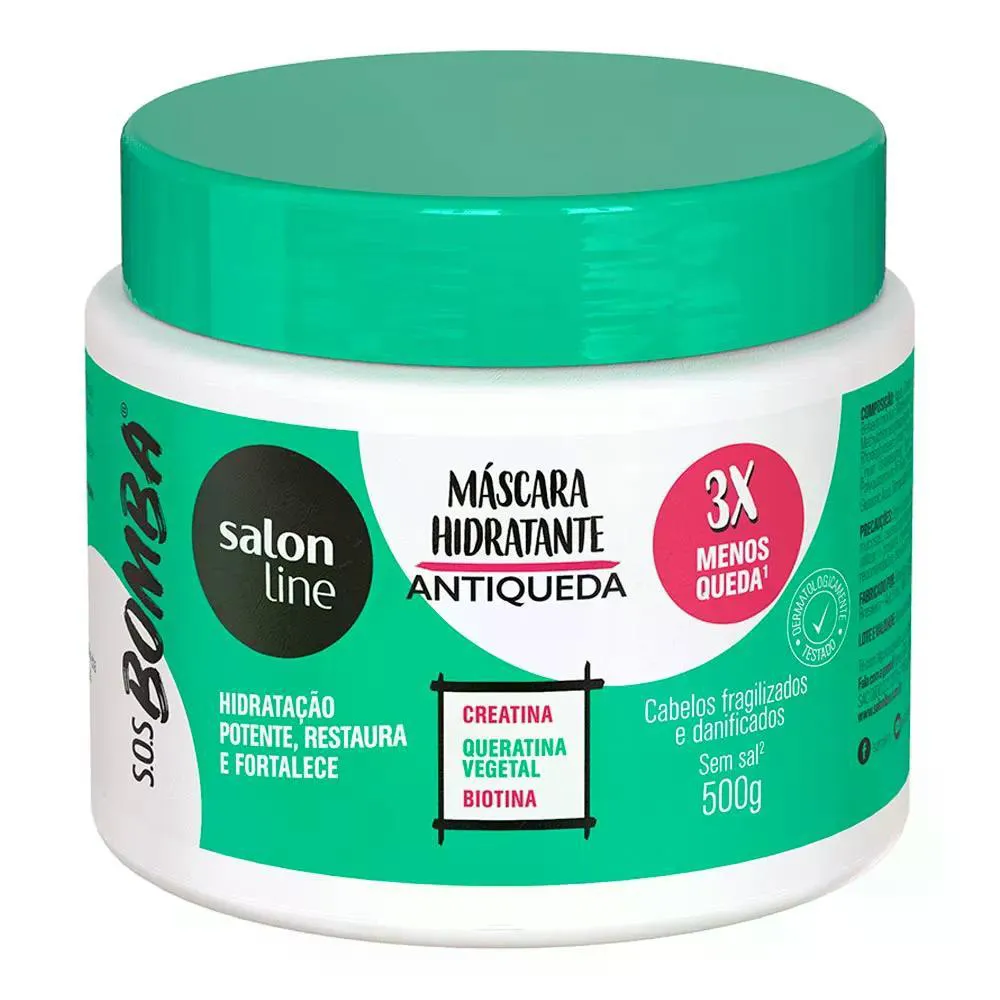 MASCARA SALON LINE  S.O.S BOMBA ANTIQUEDA 500G