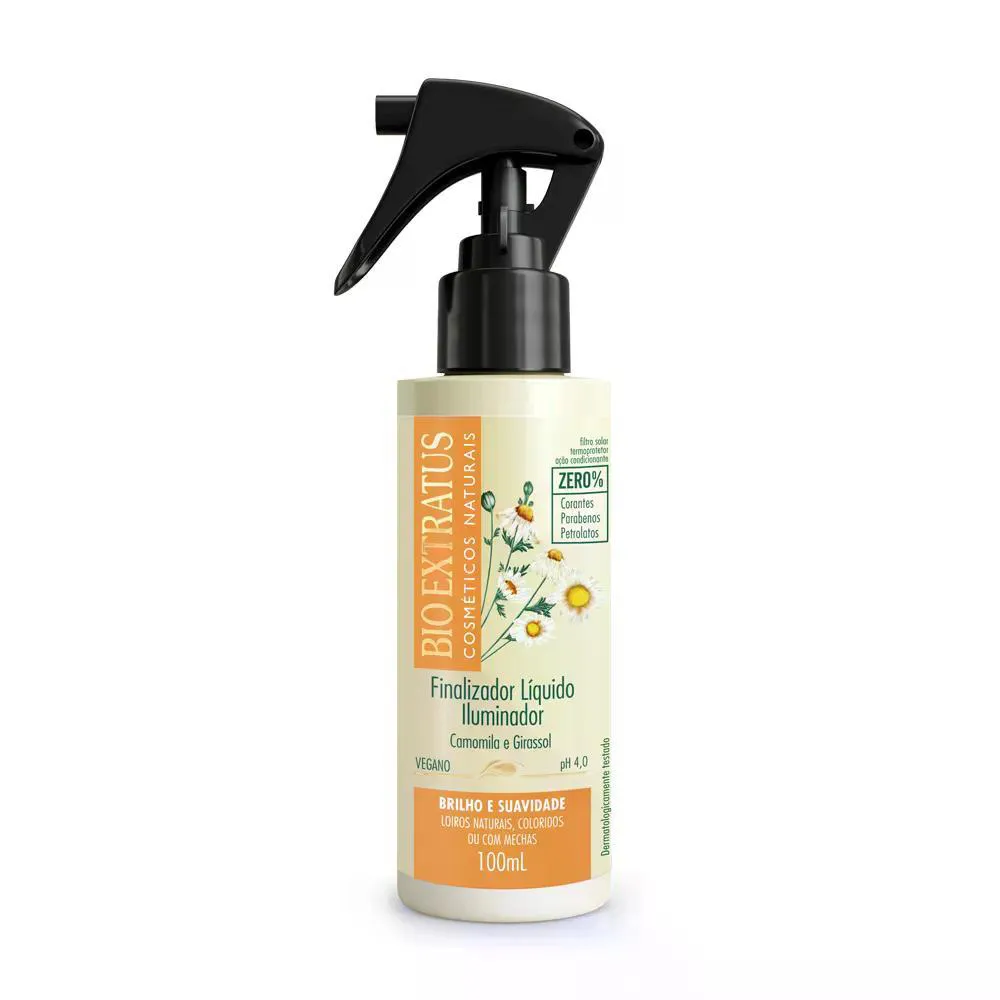 SPRAY FINALIZADOR BIOEXTRATUS CAMOMILA E GIRASSOL 100ML
