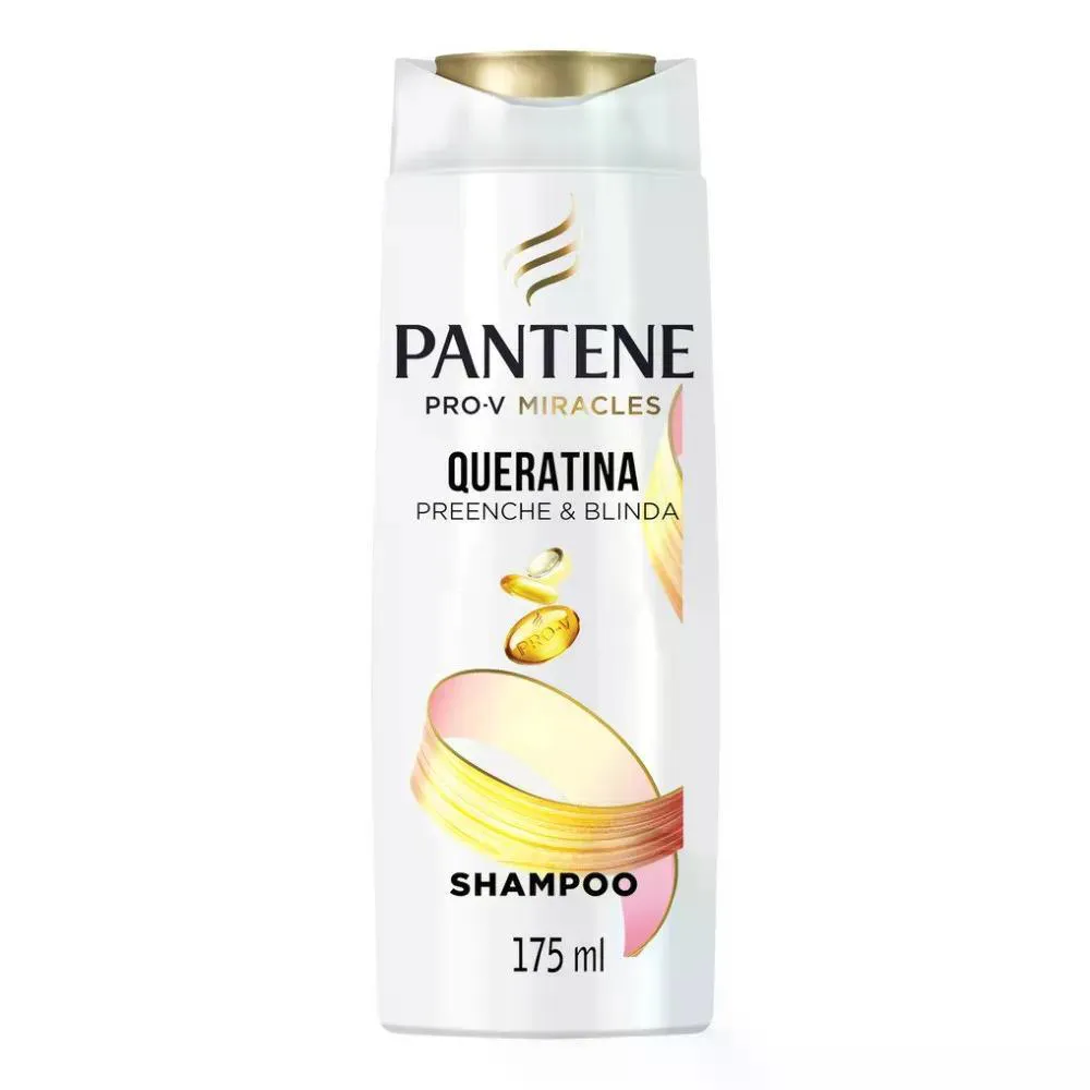 SHAMPOO PANTENE QUERATINA PREENCHE  E BLINDA 175ML