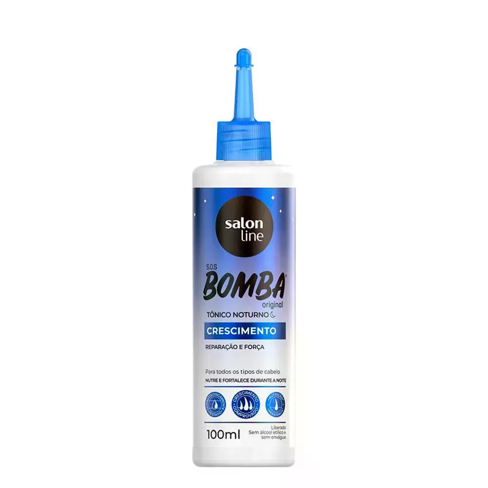 TONICO CAPILAR NOTURNO S. LINE SOS BOMBA CRESCIMENTO 100ML