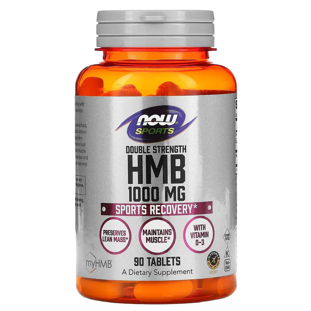 HMB 1000MG 90 TABLETES - NOW FOODS