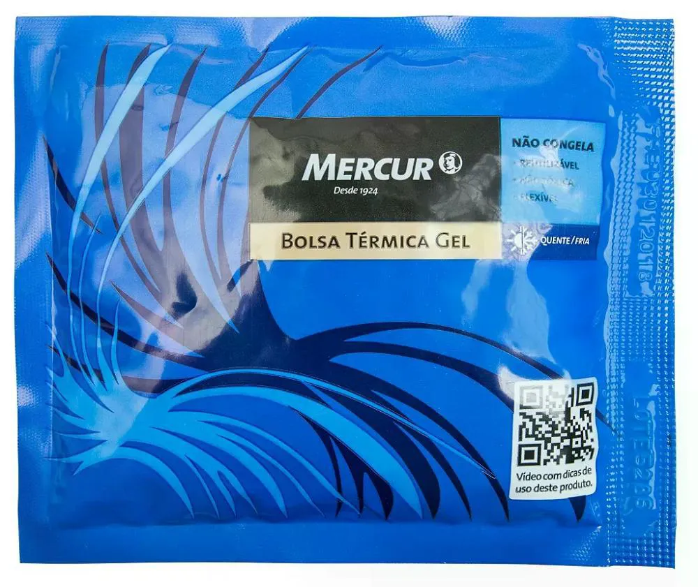 BOLSA TERMICA GEL 200ML  MERCUR AZUL