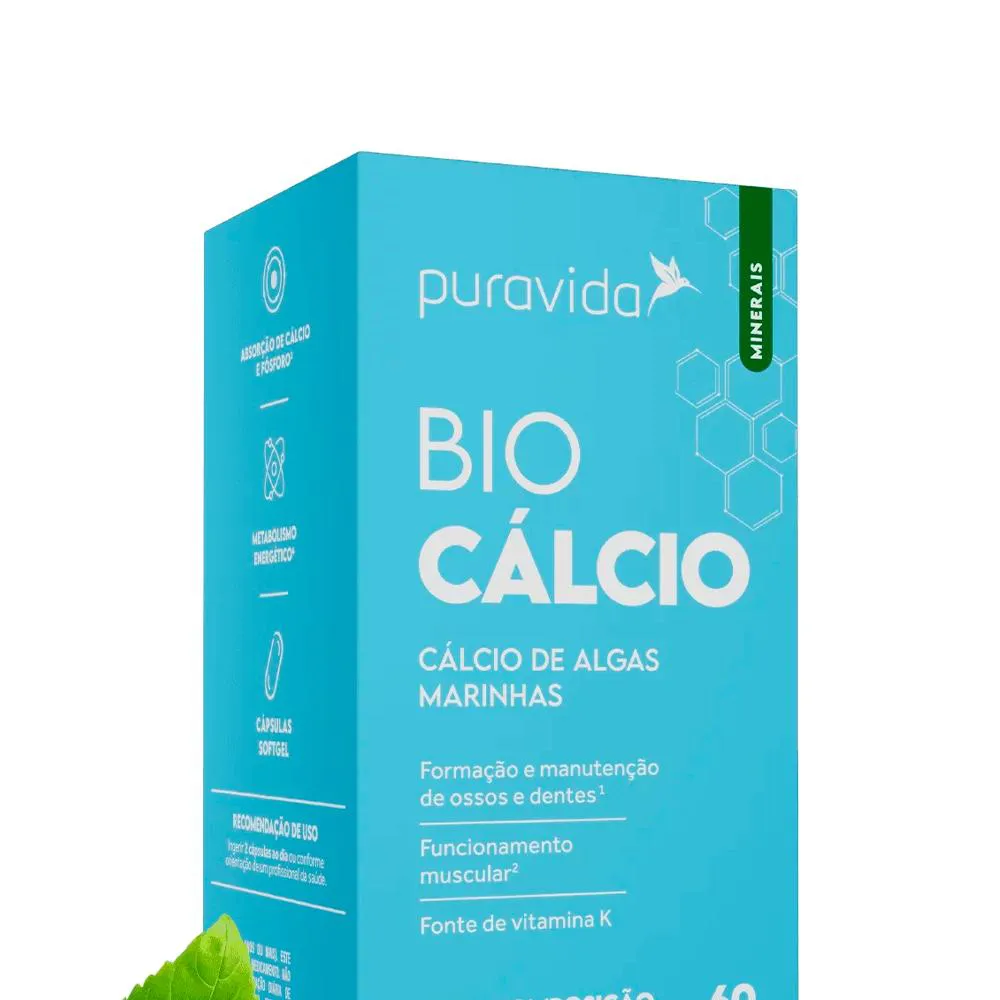 BIO CáLCIO (60 CáPSULAS) PURAVIDA