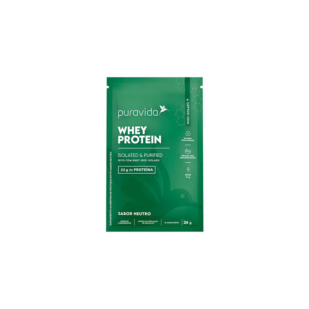 WHEY PROTEIN ISOLADO PURAVIDA (SACHê) NEUTRO