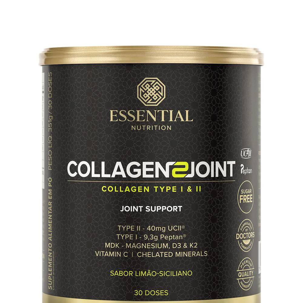 COLLAGEN 2 JOINT ESSENTIAL NUTRITION (351G) LIMãO SICILIANO