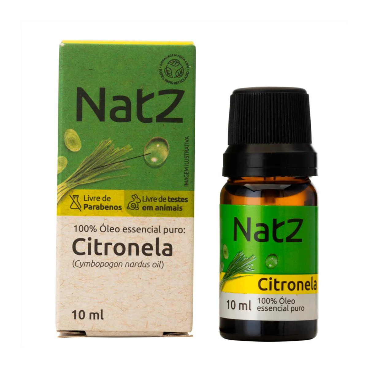 Óleo Essencial Natz Citronela 10ml