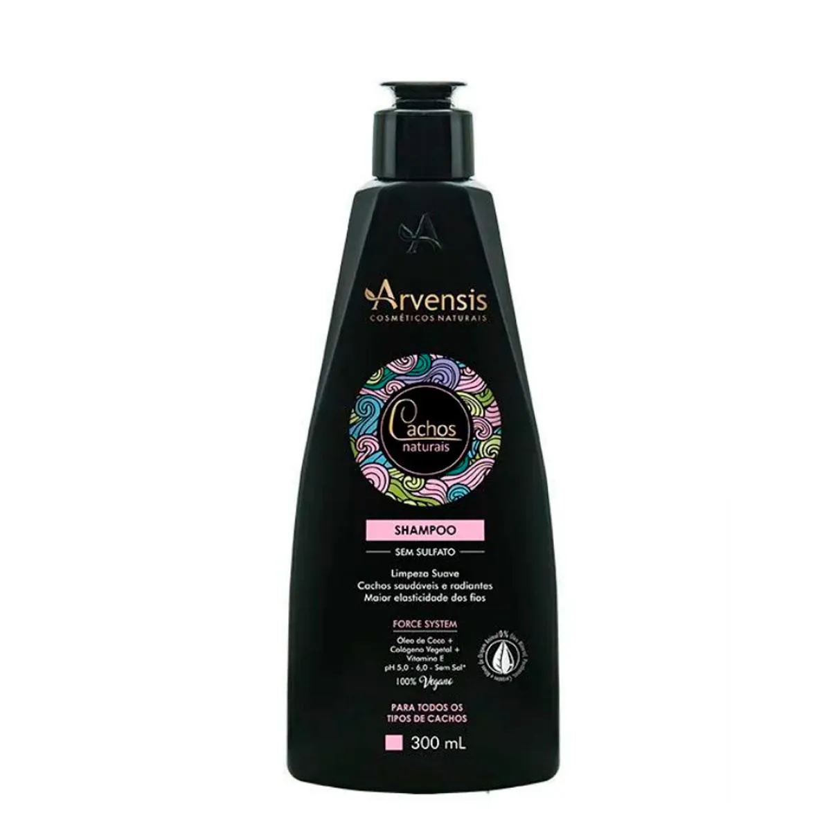 Shampoo Arvensis Cachos Naturais 300ml