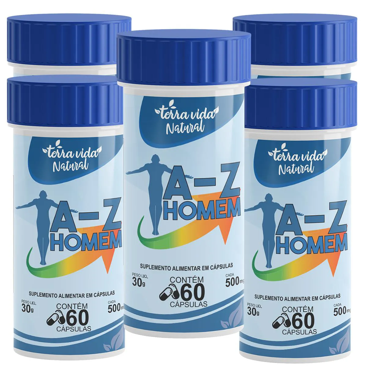 5 MULTIVITAMíNICO A-Z HOMEN 60 CáPSULAS