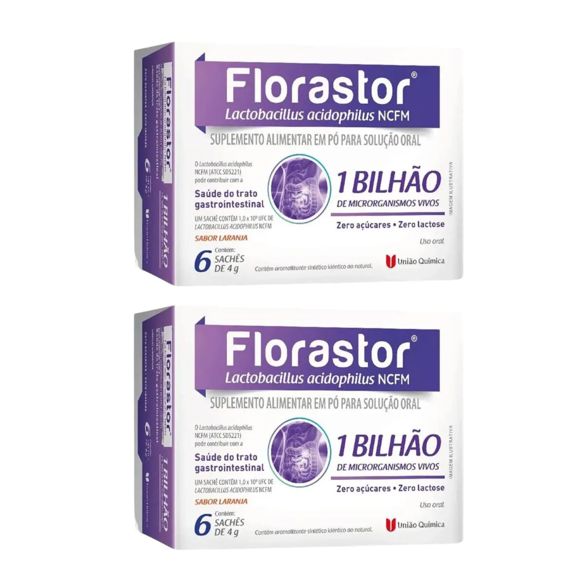 KIT C2 SUPLEMENTO FLORASTOR GASTROINTESTINAL - UNIãO QUíMICA