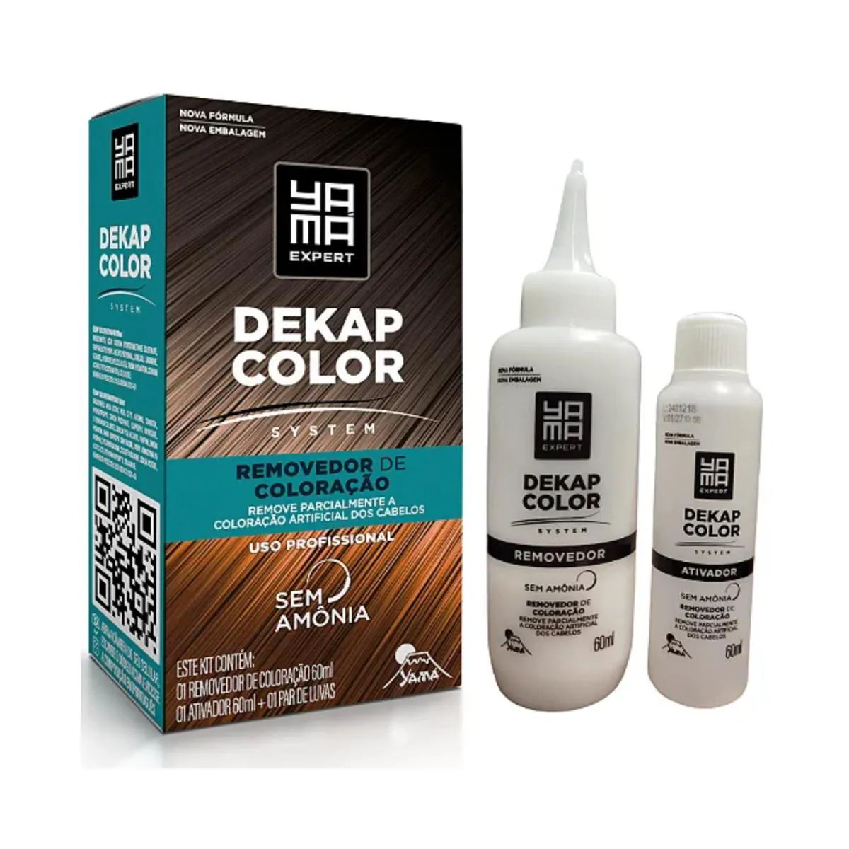 REMOVEDOR DE COLORAçãO DEKAPCOLOR SYSTEM 120ML -YAMá