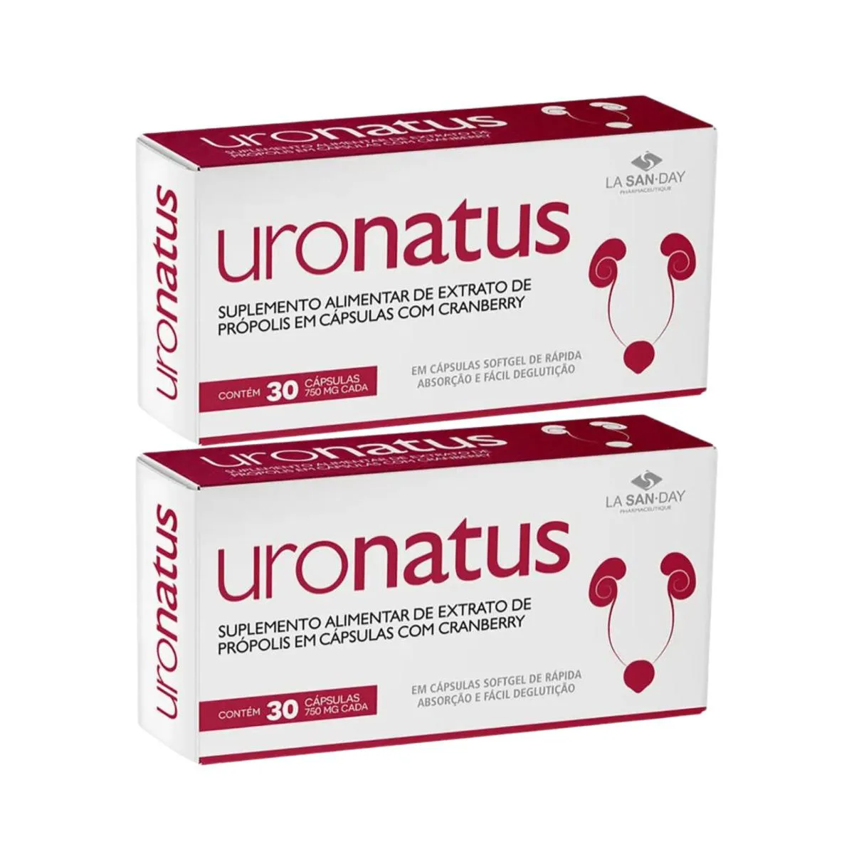 KIT C2 SUPLEMENTO URONATUS BEM TRATO URINáRIO - LA SAN DAY