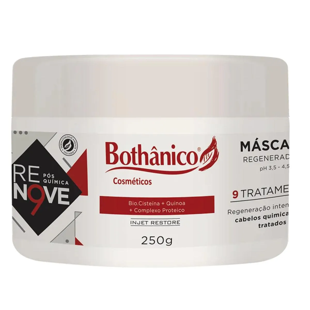 MáSCARA REGENERADORA PóS QUíMICA REN9VE 250G – BOTHâNICO