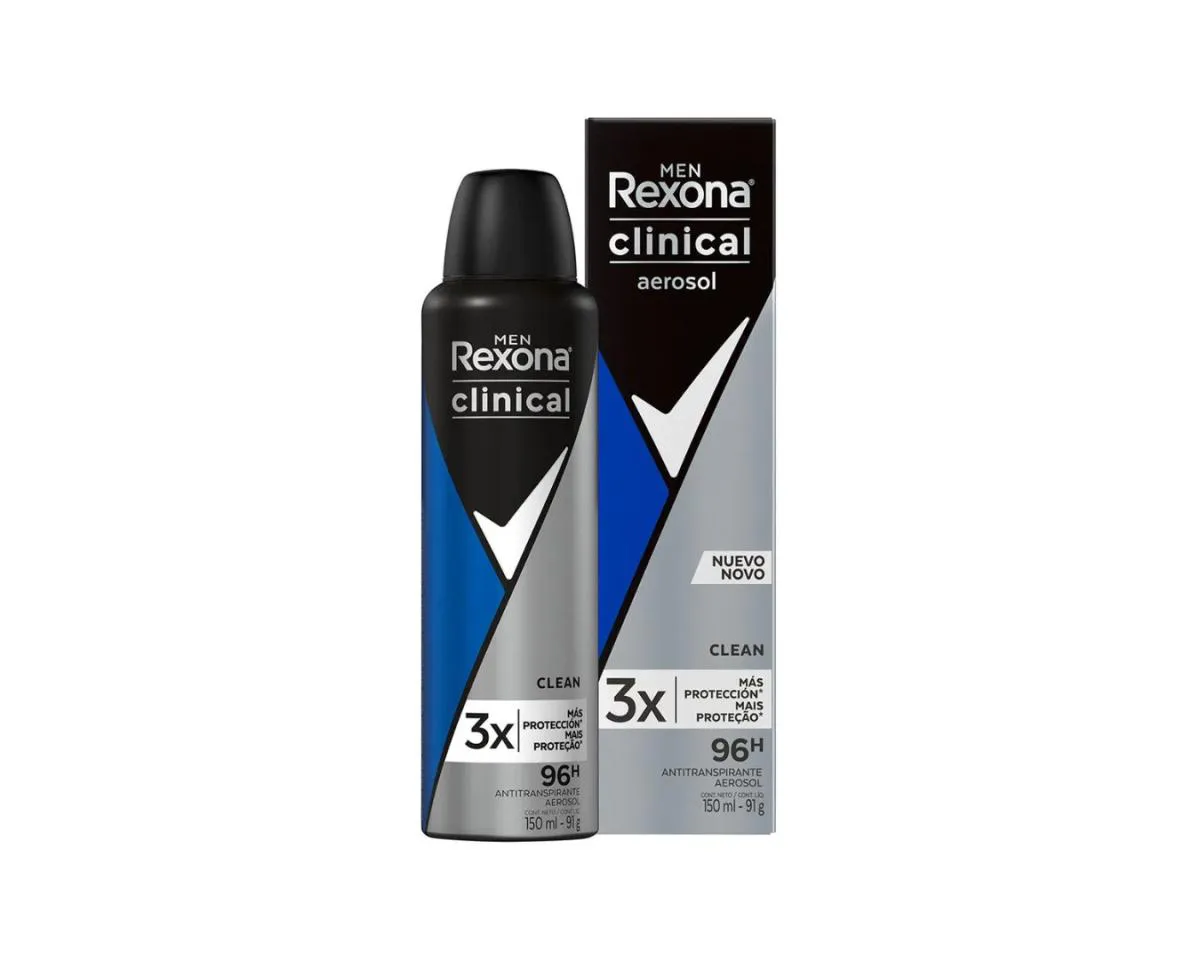 DESODORANTE ANTITRANSPIRANTE CLINICAL CLEAN 150ML – REXONA
