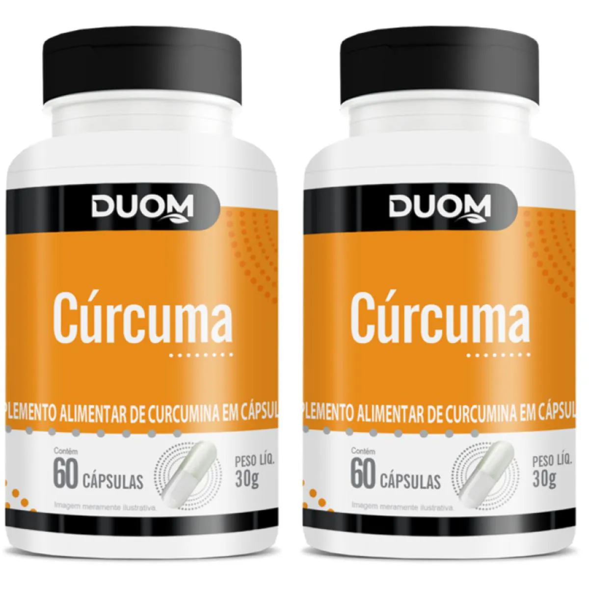 KIT C2 SUPLEMENTO CúRCUMA BENEFíCIOS NATURAIS SAúDE - DUOM