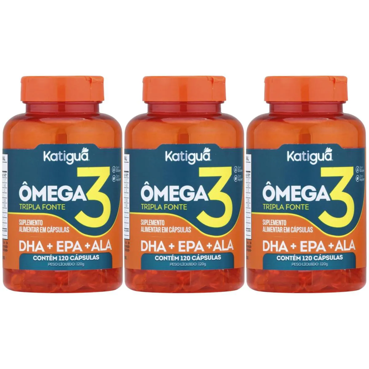 KIT C3 SUPLEMENTO ÔMEGA 3 NUTRICIONAL COMPLETO - KATIGUA