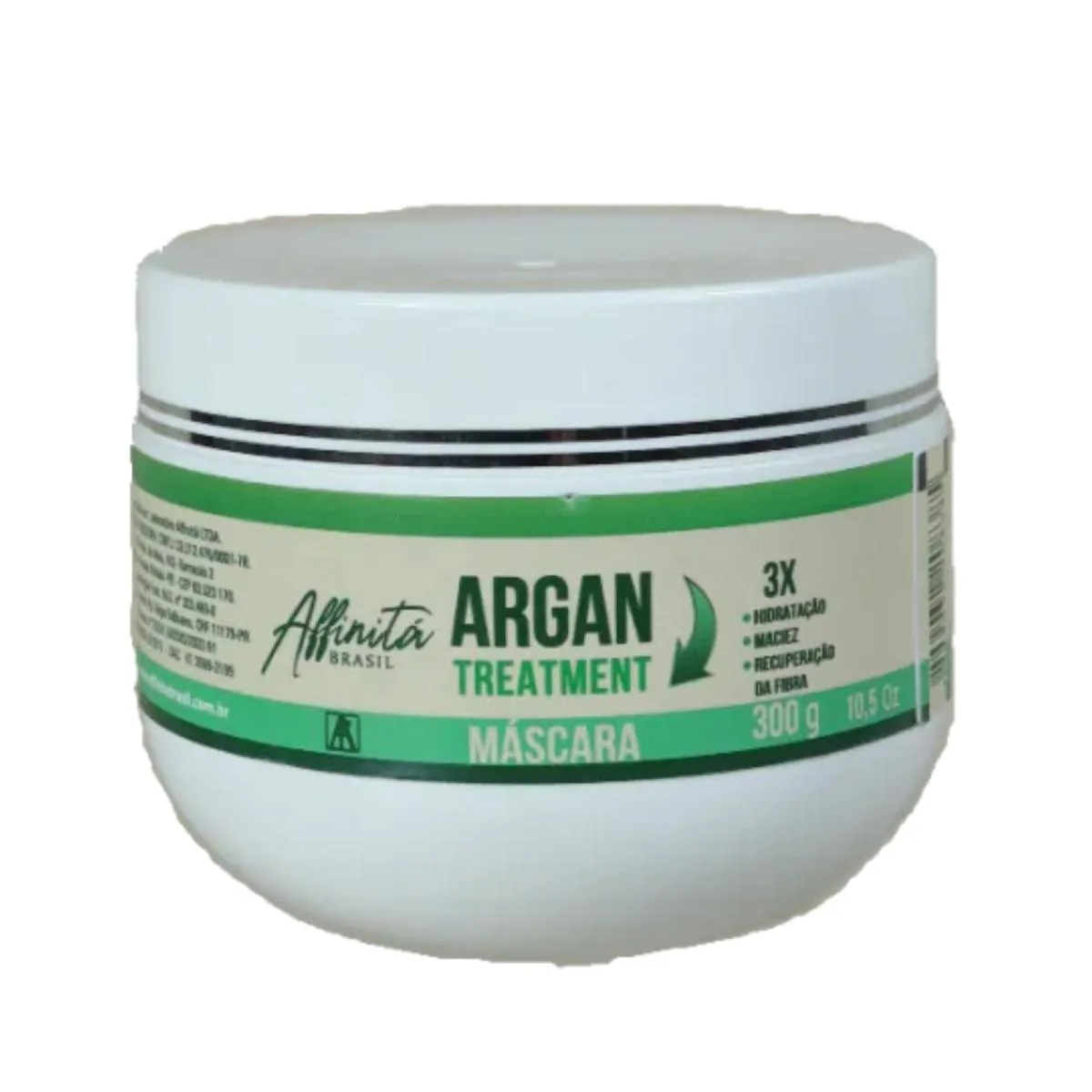 MáSCARA CAPILAR 3X MAIS HIDRATAçãO ARGAN 300G – AFFINITA