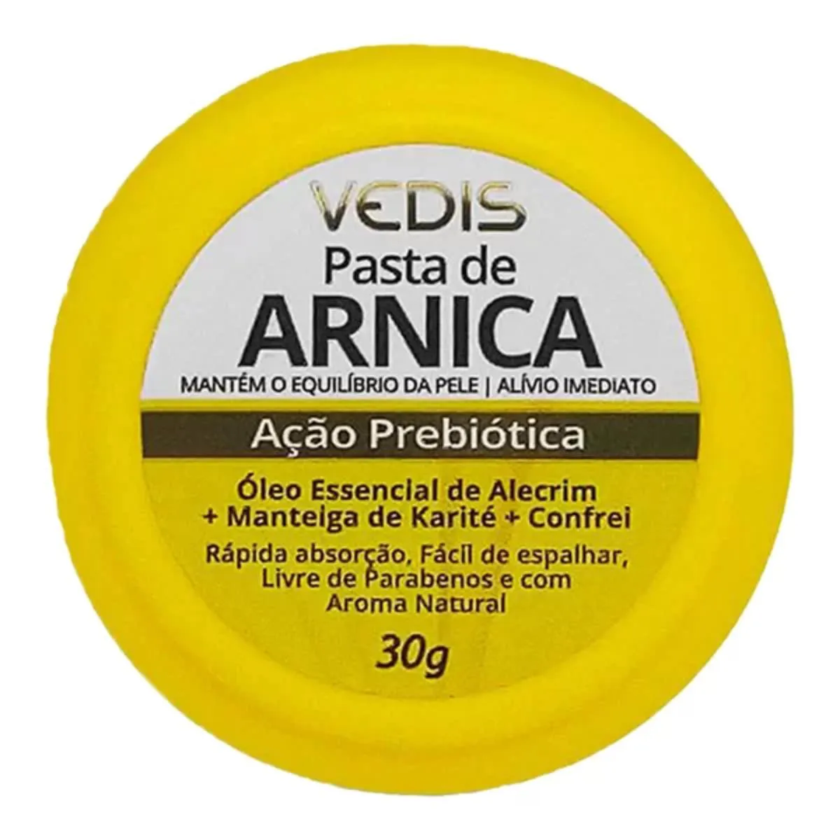 PASTA DE ARNICA AçãO PREBIóTICA 30G – VEDIS