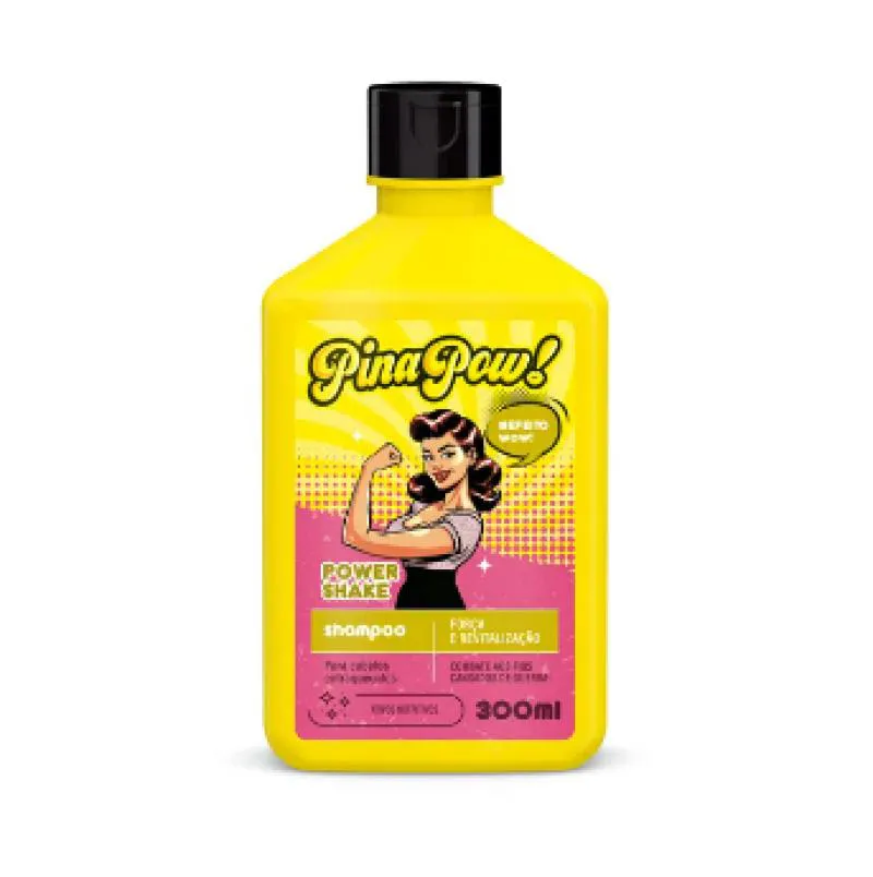 SHAMPOO FORTALECEDOR CAPILAR POWER SHAKE PINAPOW 300 ML