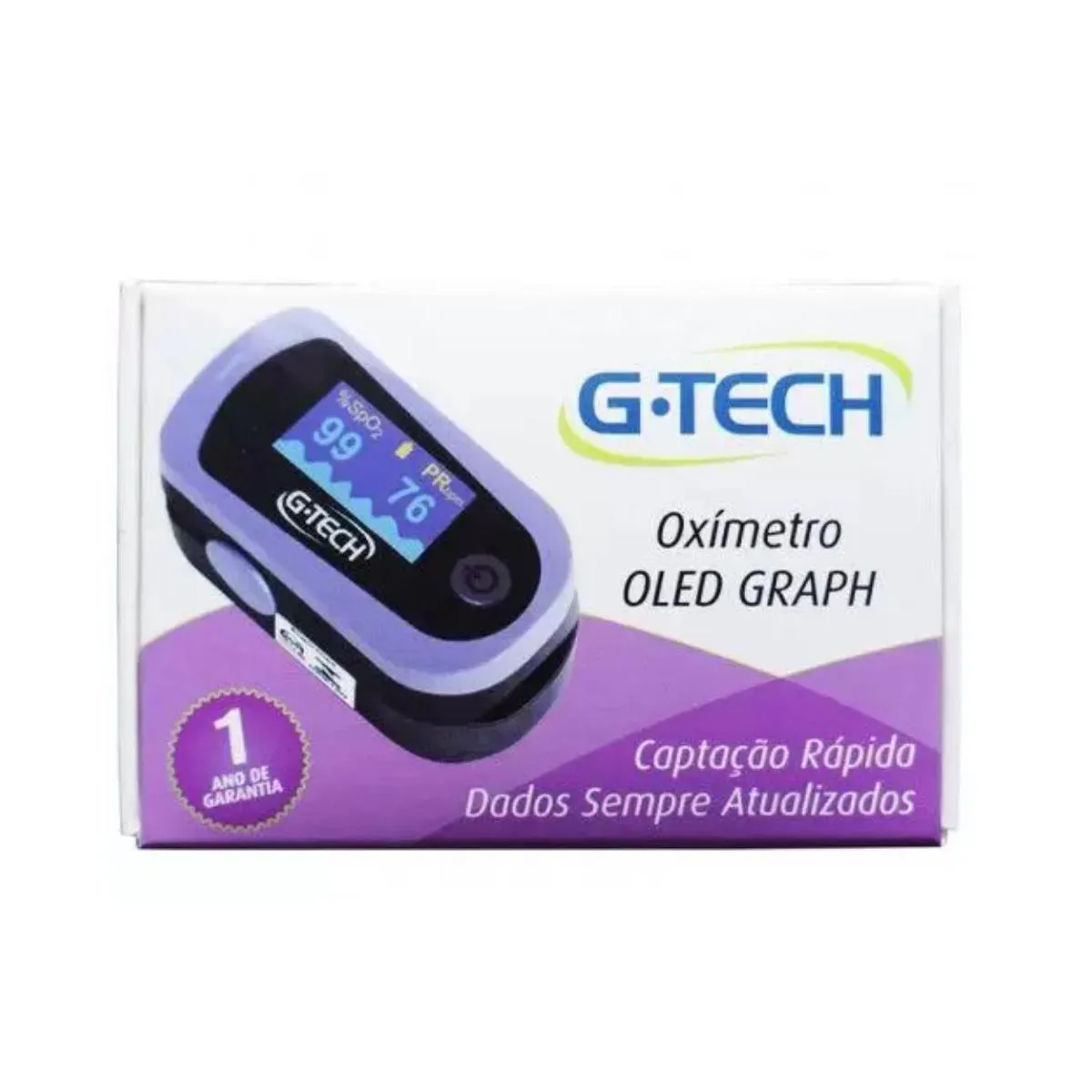 OXIMETRO DIGITAL DE DEDO MEDIDOR DE SATURAçãO E OXIGêNIO NO SANGUE G-TECH