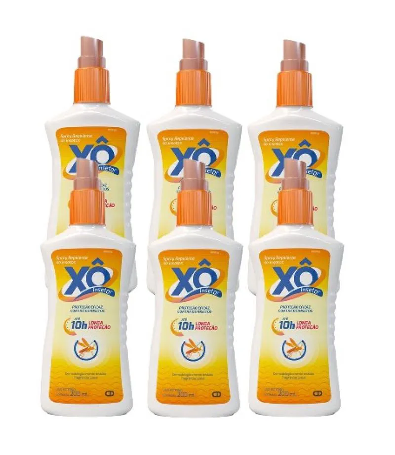 KIT 6X REPELENTE SPRAY Xô INSETO COM 200ML - CIMED