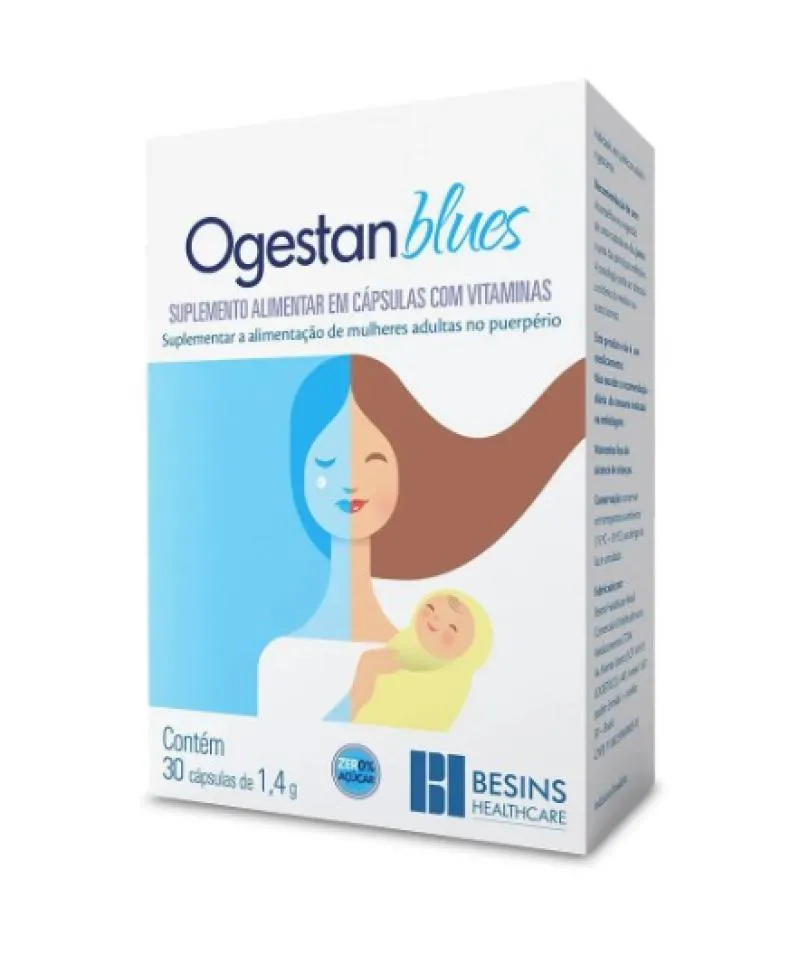 SUPLEMENTO ALIMENTAR OGESTAN BLUES 30CPS