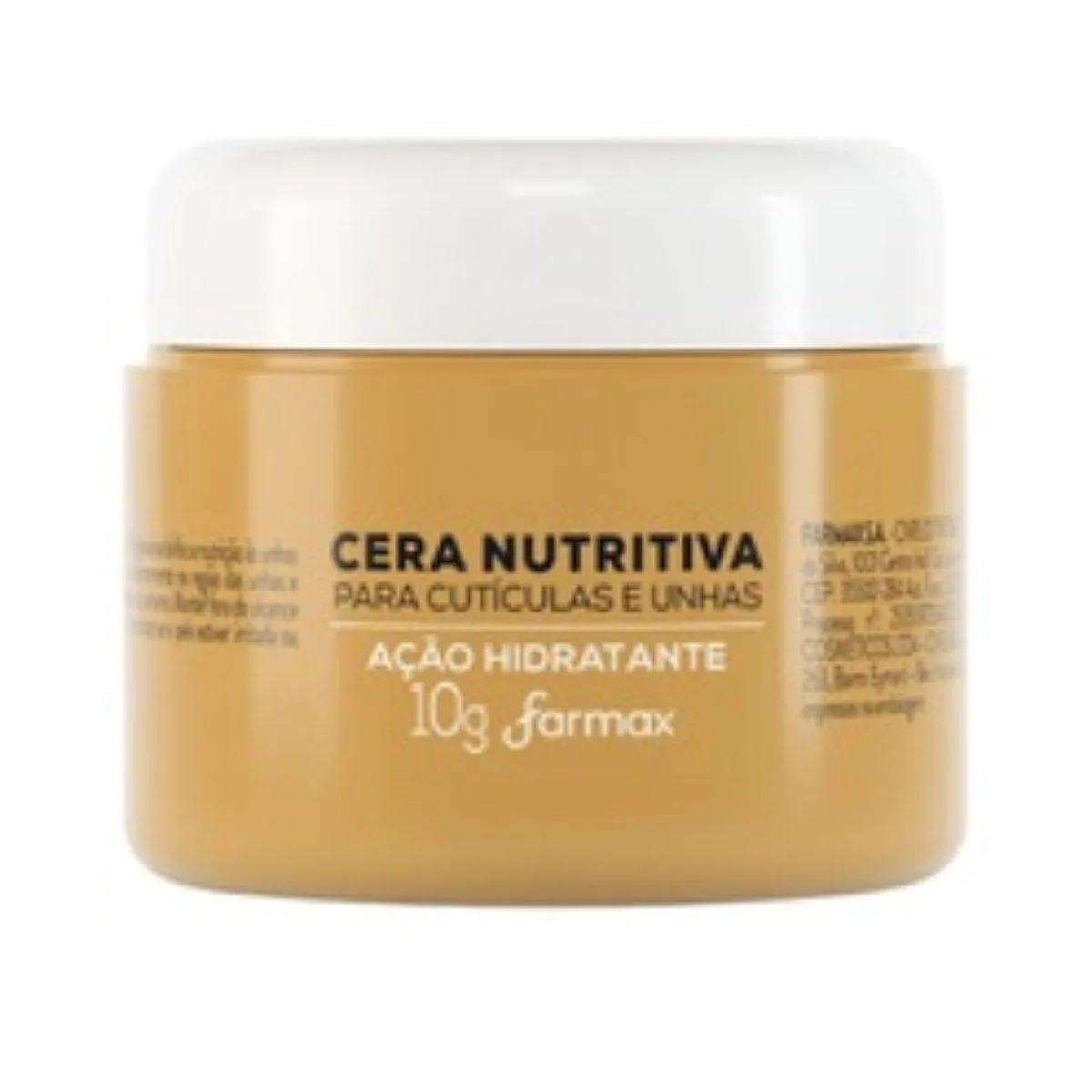 CERA NUTRITIVA PARA CUTÍCULAS FARMAX 10G